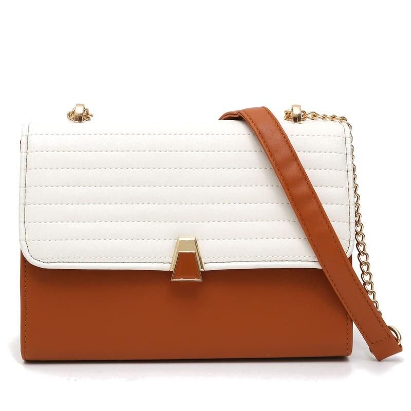 color block quilted shoulder bag, view 3 - MRSLM