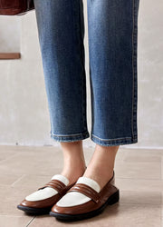 vintage ankle-length blue jeans, view 7 - MRSLM