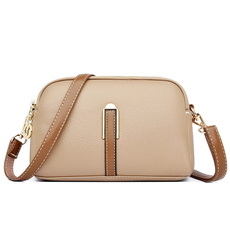leather crossbody bag, view 6 - MRSLM