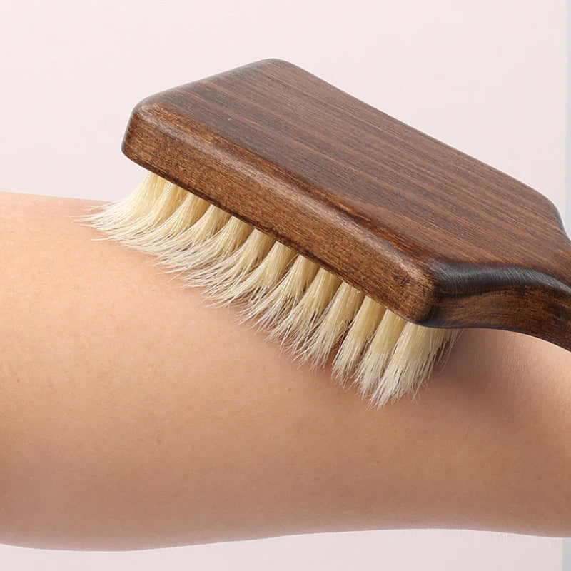 Wooden bath brush, view 5 - MRSLM
