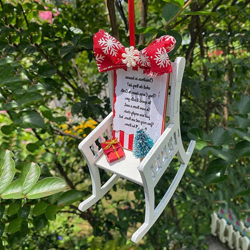 Heaven chair Christmas memorial ornament - MRSLM
