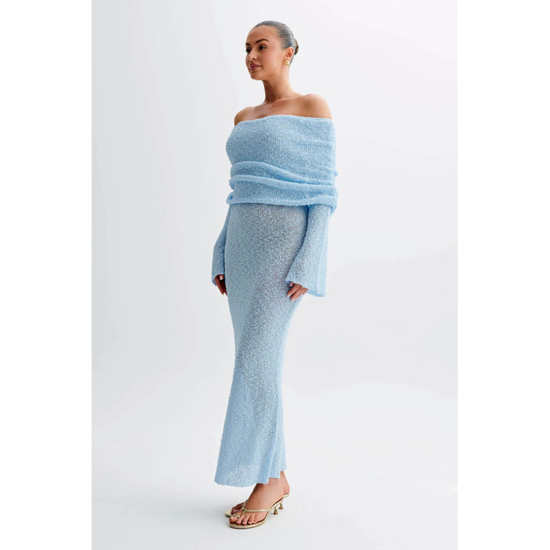 strapless hollow out maxi dress, view 22 - MRSLM