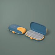 portable travel pill case with cutter, view 5 - MRSLM