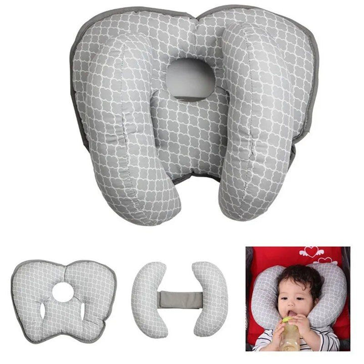 Newborn & Toddler U-Shape Headrest Support Pillow for Car Seats & Strollers