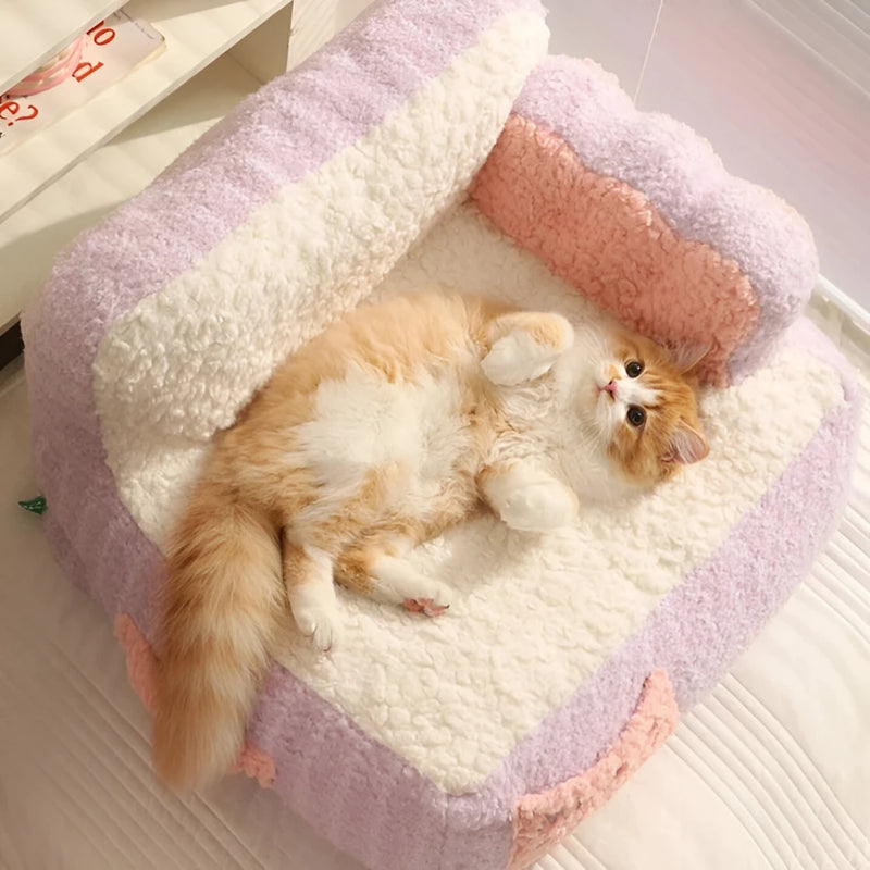 Cozy cat sofa bed, view 6 - MRSLM