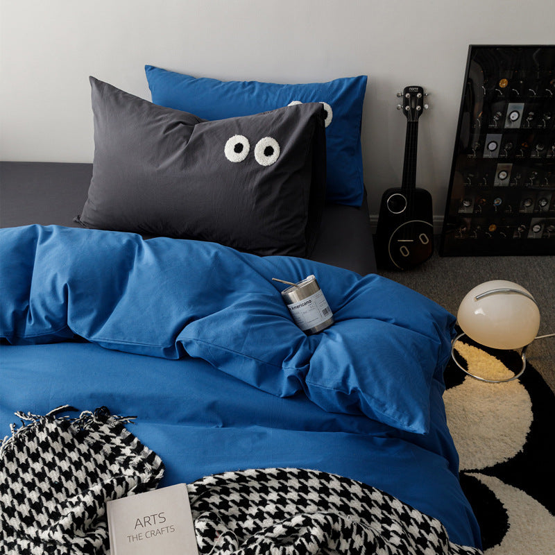 washed cotton bedding set, view 5 - MRSLM