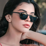 retro round polarized sunglasses, view 7 - MRSLM