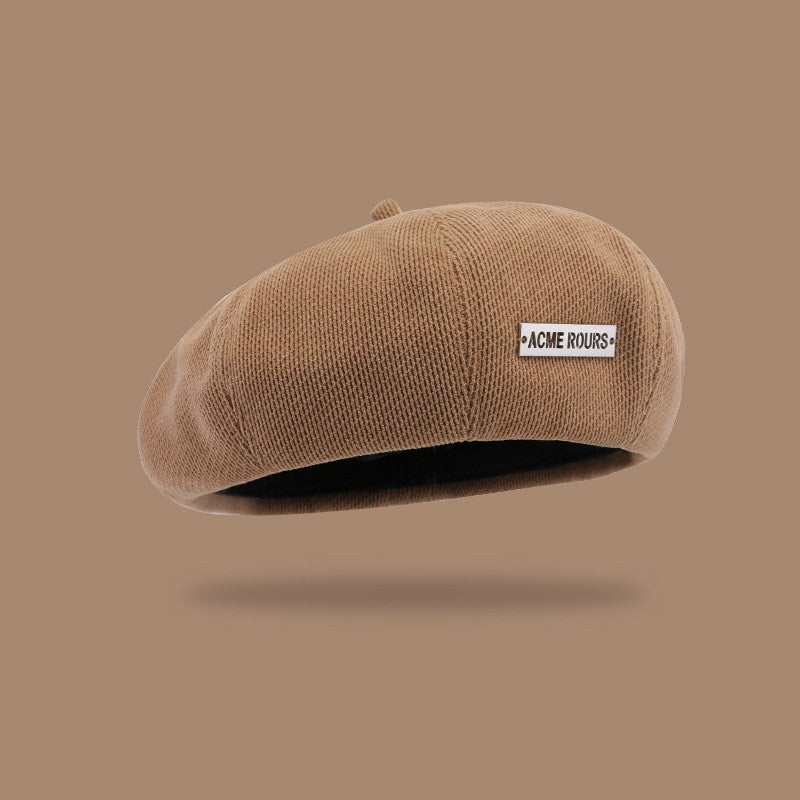 knitted beret for women, view 7 - MRSLM