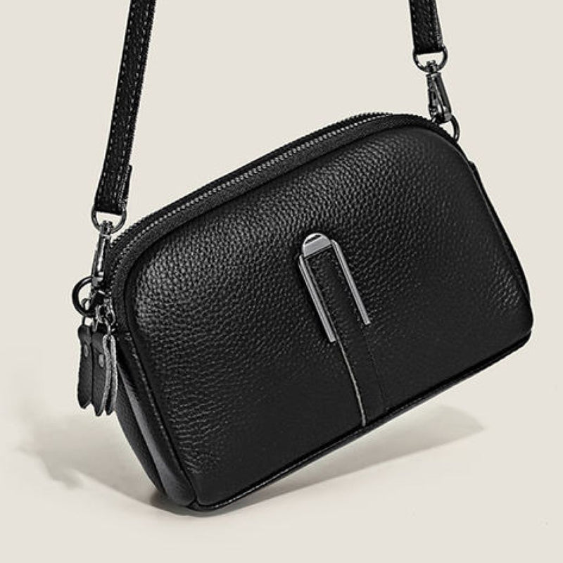 Genuine leather women's handbag, view 2 - MRSLM