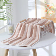 coral fleece dishcloth and bath towel, view 2 - MRSLM