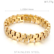 men's titanium steel bracelet, view 6 - MRSLM