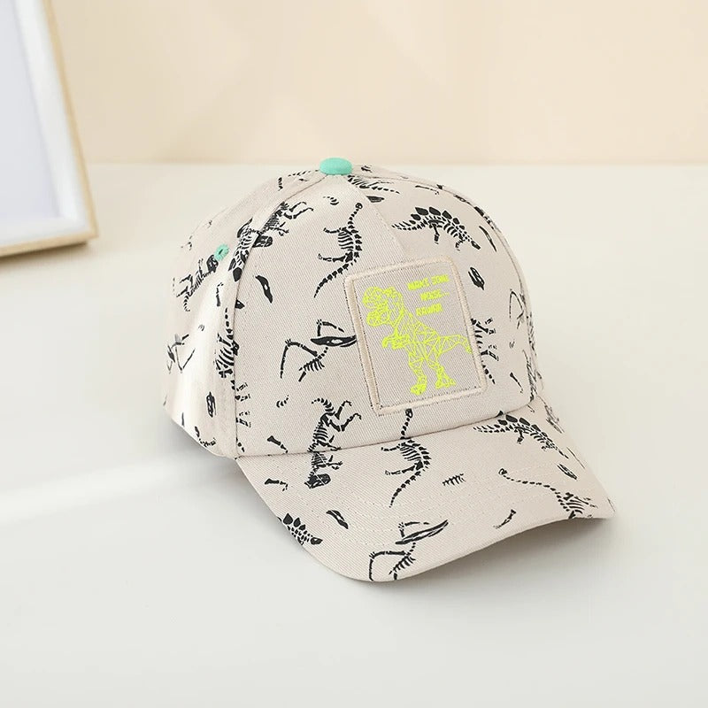 kids dinosaur baseball cap, view 5 - MRSLM