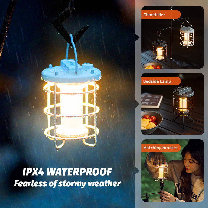 portable LED camping lantern, view 8 - MRSLM