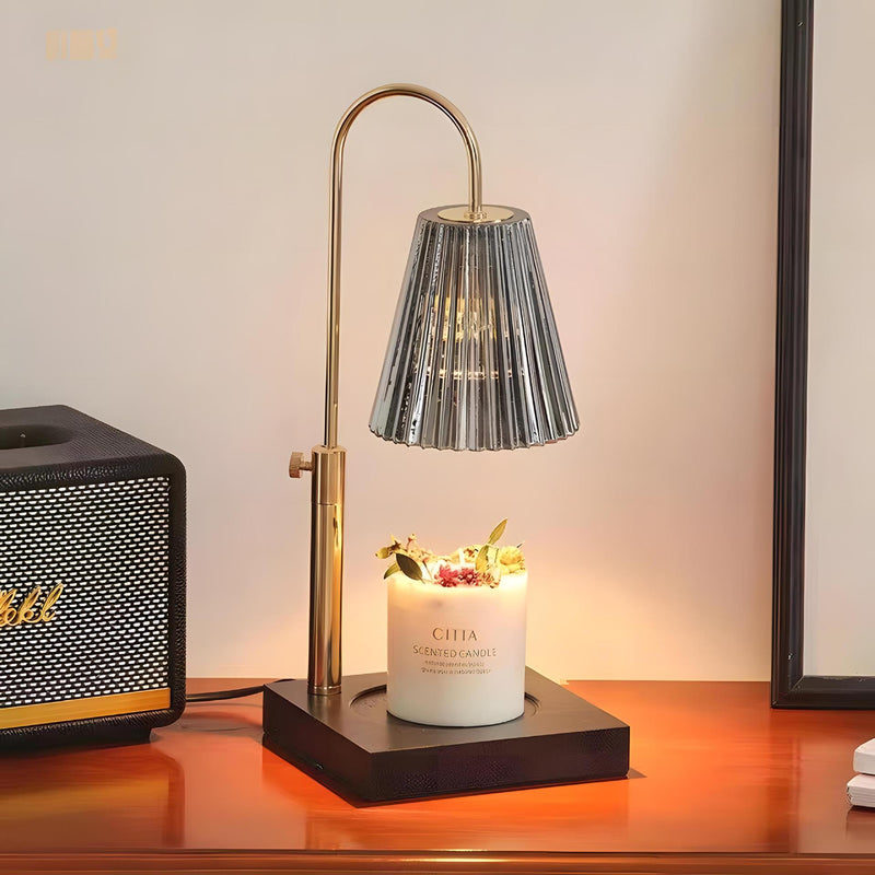 retro candle warmer lamp, view 4 - MRSLM