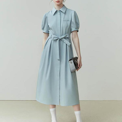 chic commuter shirt dress for women - MRSLM