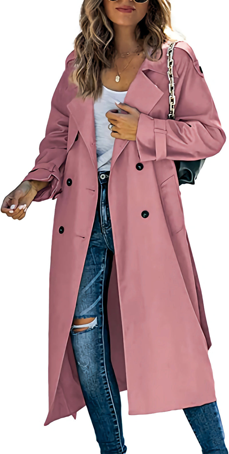 women's solid color windbreaker jacket, view 8 - MRSLM