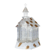 crystal church house music ornament, view 2 - MRSLM