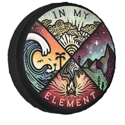 Surf-inspired spare wheel cover - MRSLM