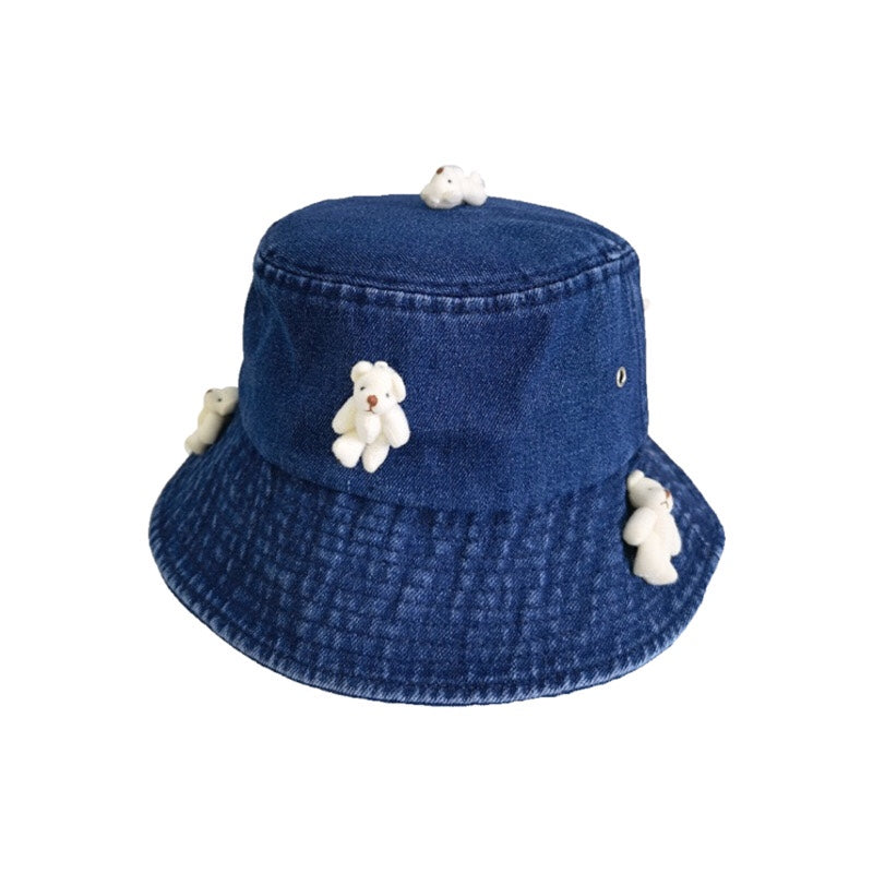 unisex denim bucket hat, view 5 - MRSLM