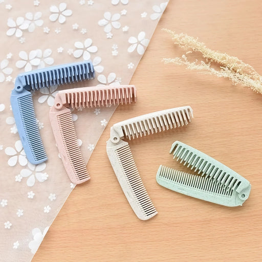 folding anti-static hair brush and comb - MRSLM