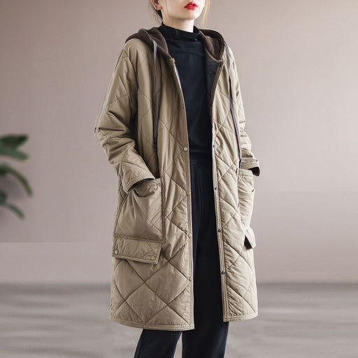 Hooded long trench coat - MRSLM