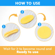 50pcs compressed facial cleansing sponges, view 6 - MRSLM