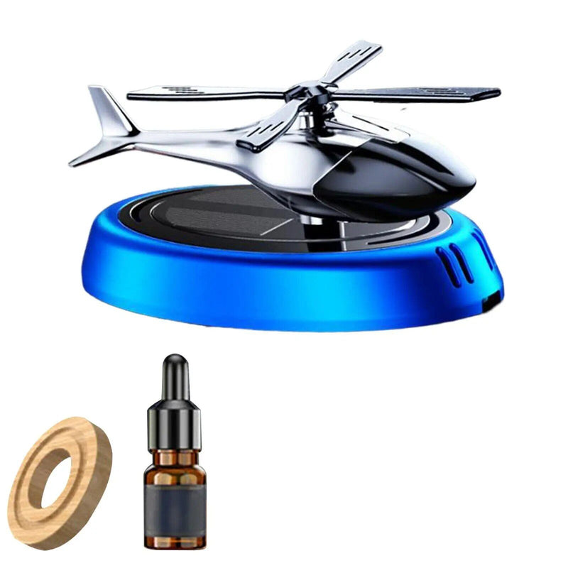 solar helicopter car air freshener, view 4 - MRSLM