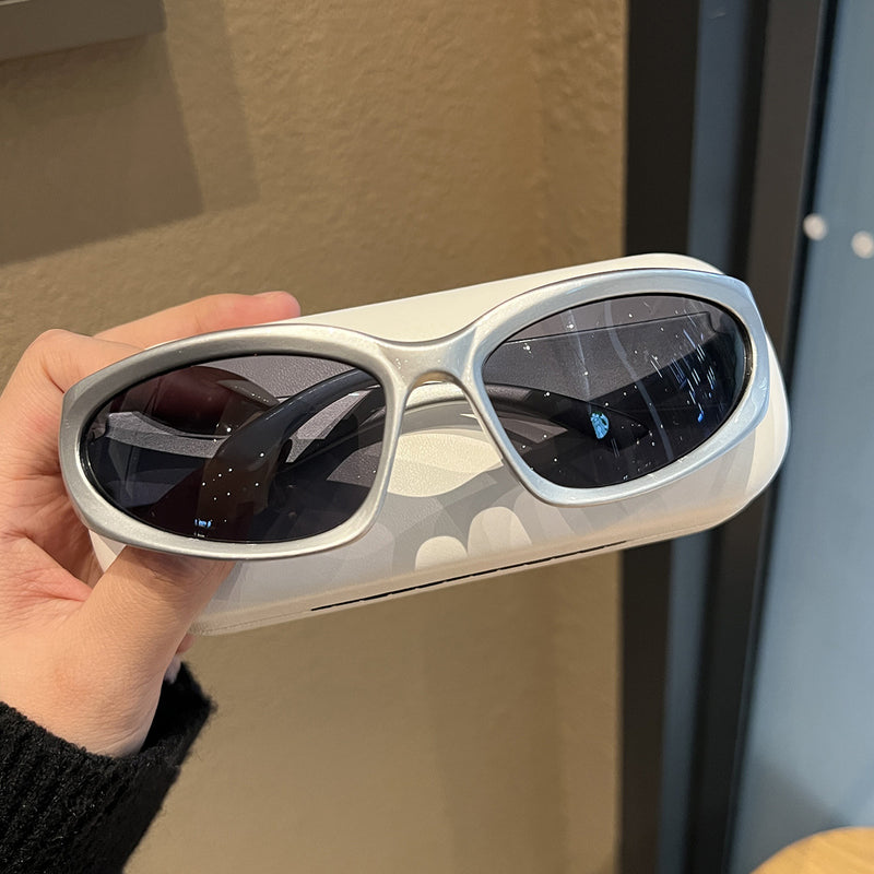 retro future technology sunglasses, view 4 - MRSLM