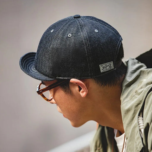oversize denim golf cap - MRSLM