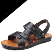men's genuine leather sandals, view 3 - MRSLM