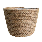 Straw woven plant basket set, view 3 - MRSLM