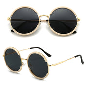 round frame polarized sunglasses, view 11 - MRSLM