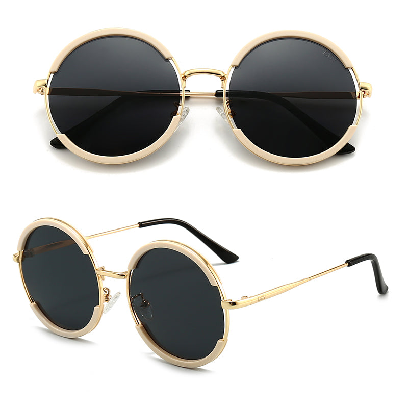 round frame polarized sunglasses, view 11 - MRSLM
