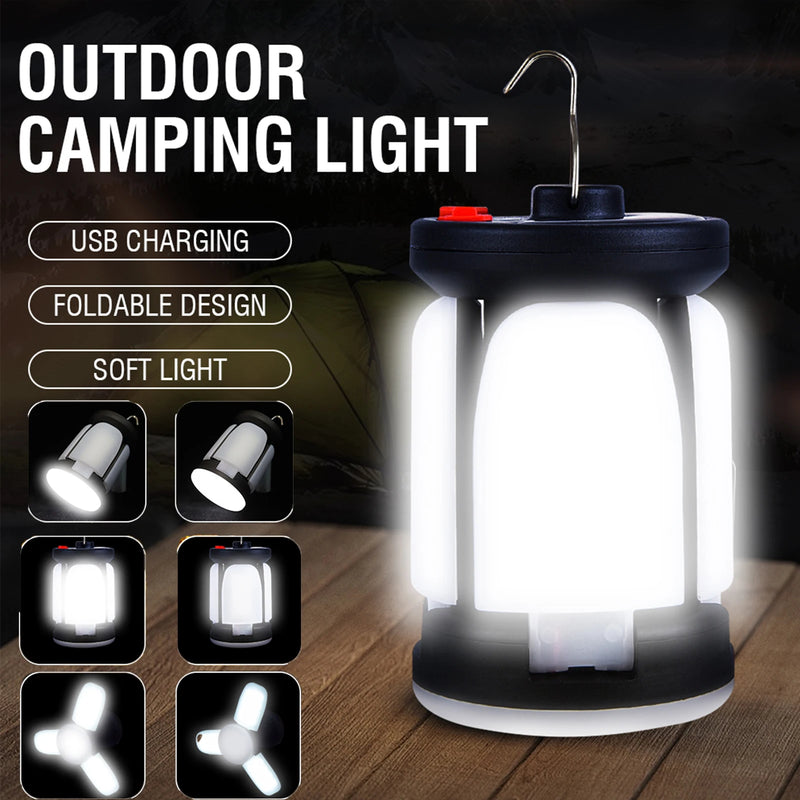 rechargeable solar led camping lantern, view 3 - MRSLM