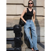 vintage high waist blue jeans, view 2 - MRSLM
