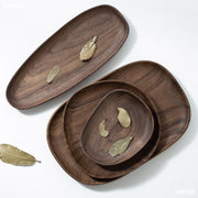 black walnut wooden serving plate, view 7 - MRSLM