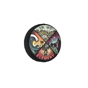 Surf-inspired spare wheel cover, view 3 - MRSLM
