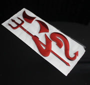 3D little devil horns car sticker, view 4 - MRSLM