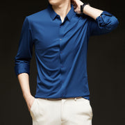 Business slim fit casual shirt, view 7 - MRSLM
