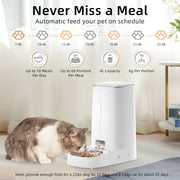 smart WiFi automatic pet feeder, view 4 - MRSLM