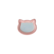 hand-painted ceramic cat food bowl, view 21 - MRSLM