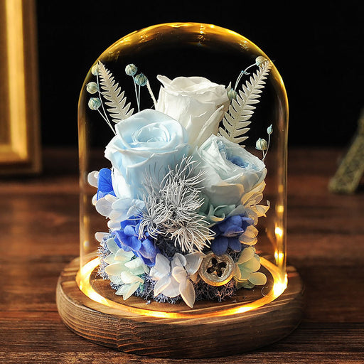 eternal rose under glass cover, view 6 - MRSLM