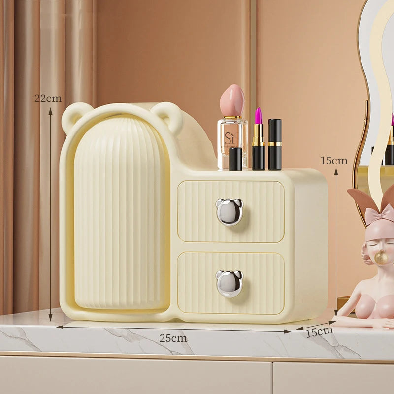 360° rotating makeup brush holder, view 3 - MRSLM