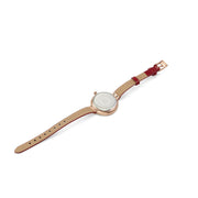 cute cat dial analog watch red, view 5 - MRSLM