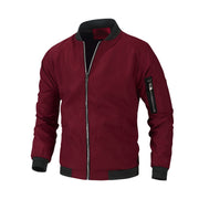 men's loose baseball jacket, view 2 - MRSLM