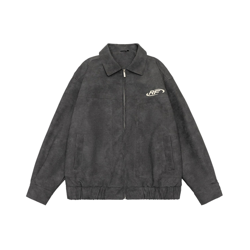 American retro PU leather coat, view 6 - MRSLM