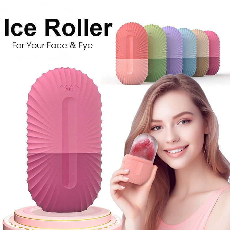 reusable silicone ice facial roller, view 9 - MRSLM