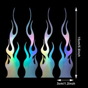 flame design reflective tape for cars and motorcycles, view 5 - MRSLM