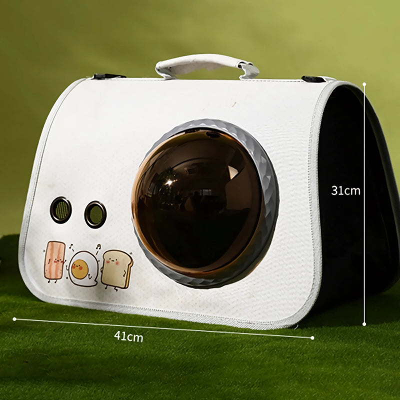 foldable pet carrier bag, view 11 - MRSLM