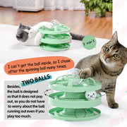 cat toy round tower, view 4 - MRSLM